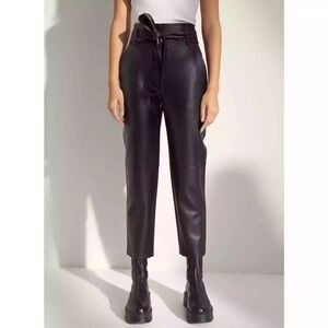 Aritzia Babaton faux leather pants size 8